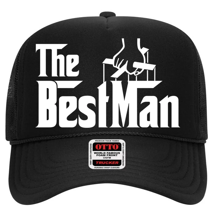 The Best Man High Crown Mesh Trucker Hat