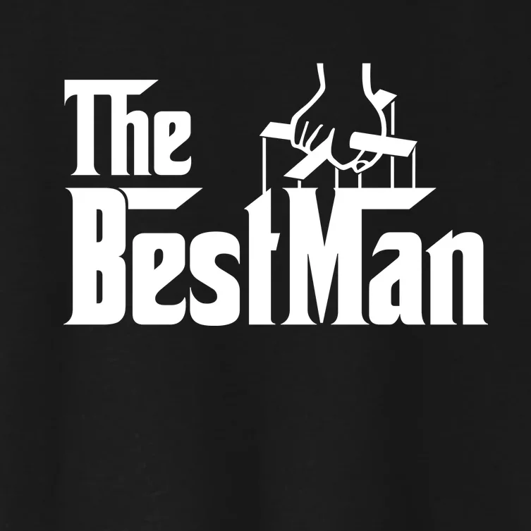 The Best Man Women's Crop Top Tee