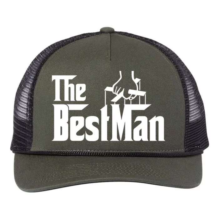 The Best Man Retro Rope Trucker Hat Cap