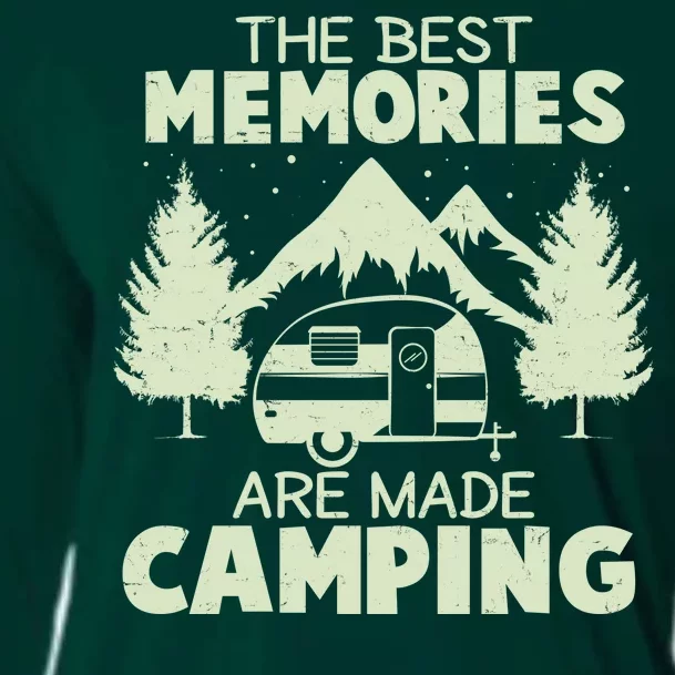 The Best Memories Are Made Camping Cooling Performance Long Sleeve Crew