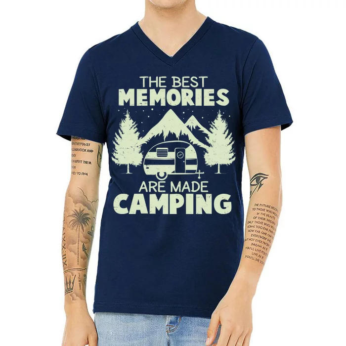 The Best Memories Are Made Camping V-Neck T-Shirt