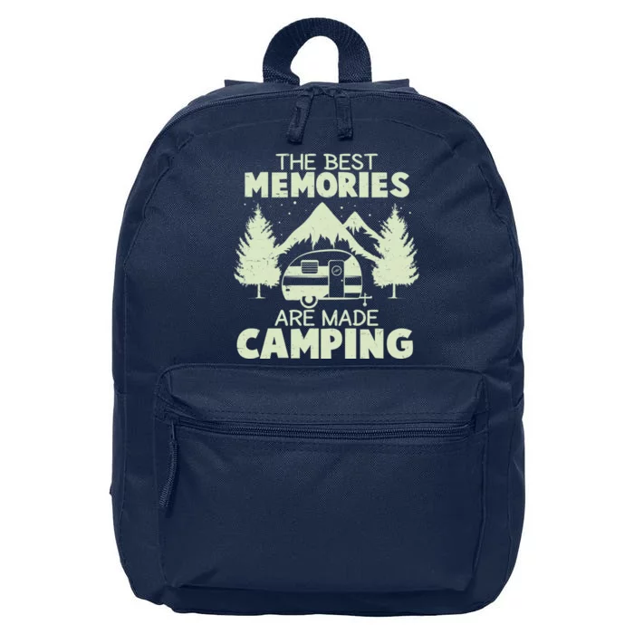 The Best Memories Are Made Camping 16 in Basic Backpack