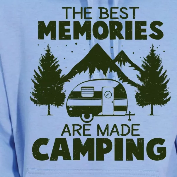 The Best Memories Are Made Camping Unisex Surf Hoodie