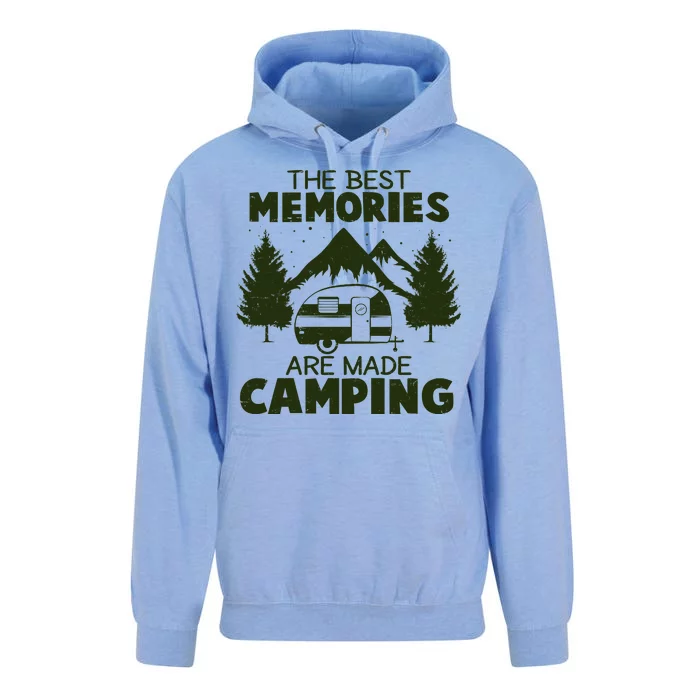 The Best Memories Are Made Camping Unisex Surf Hoodie