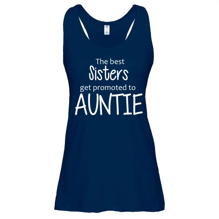 The Best Sisters Get Promoted To Auntie Ladies Essential Flowy Tank