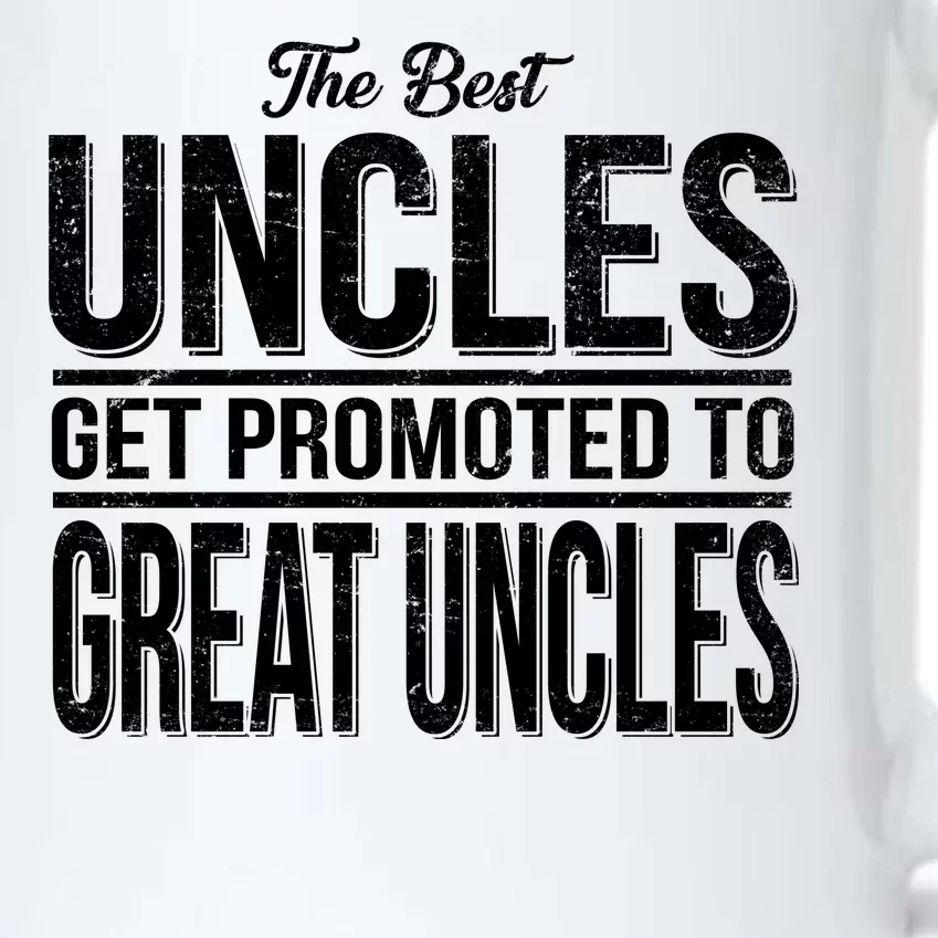 The Best Uncles Get Promoted To Great Uncles Black Color Changing Mug