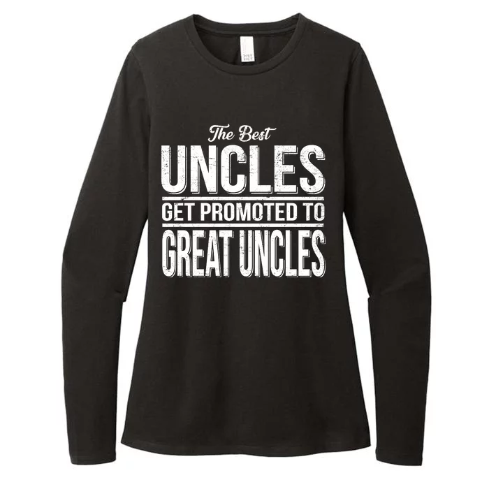 The Best Uncles Get Promoted To Great Uncles Womens CVC Long Sleeve Shirt