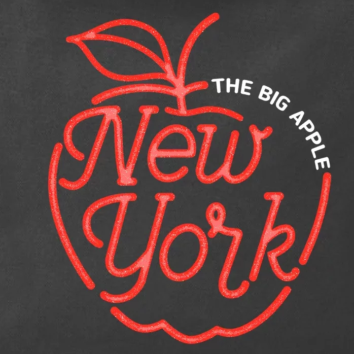 The Big Apple New York Zip Tote Bag