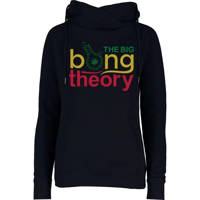 The Big Bong Theory Funny Womens Funnel Neck Pullover Hood