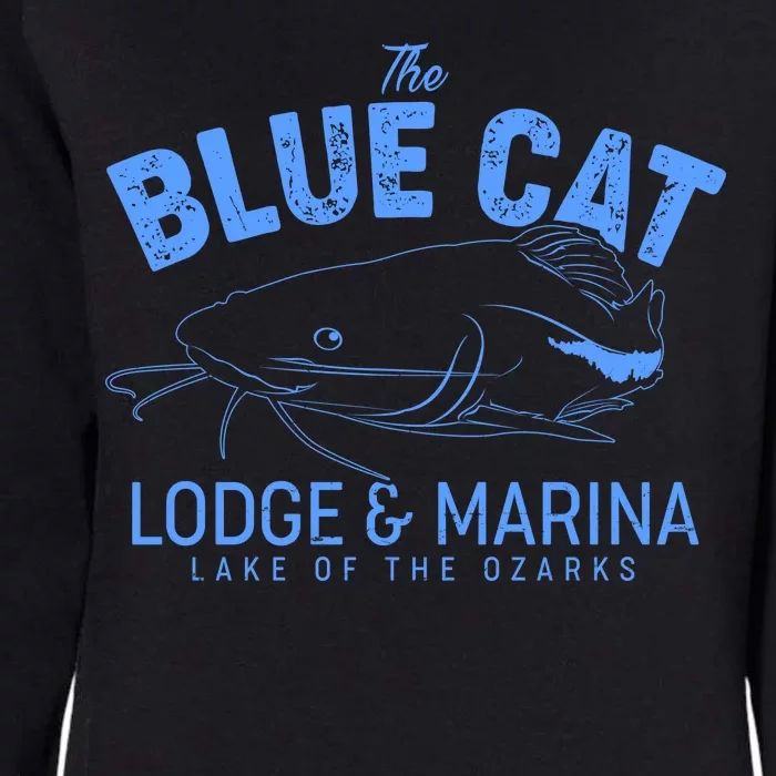 The Blue Cat Lodge & Marina Womens California Wash Sweatshirt