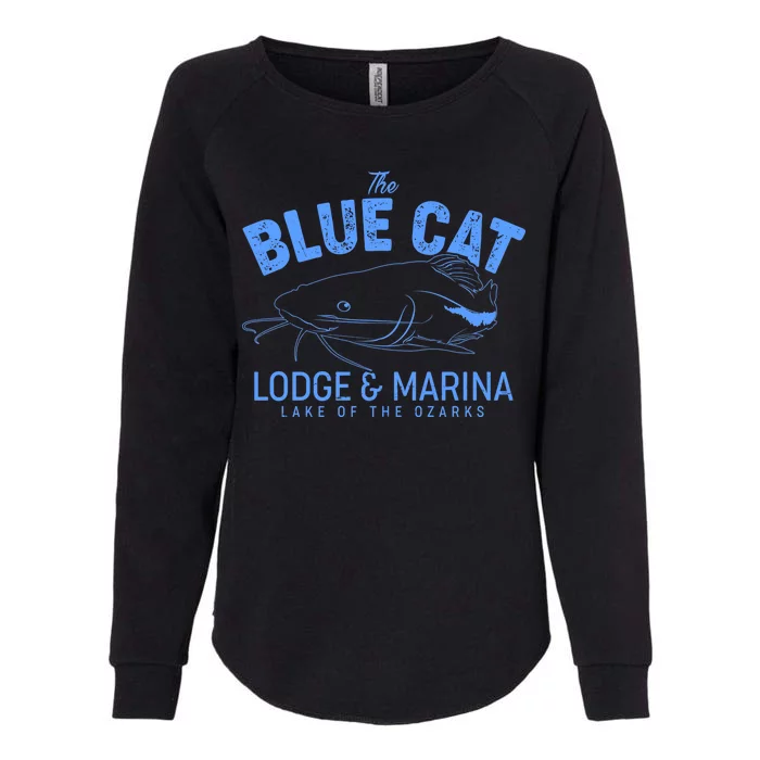 The Blue Cat Lodge & Marina Womens California Wash Sweatshirt