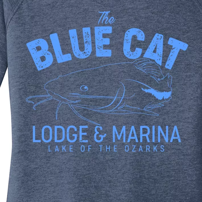 The Blue Cat Lodge & Marina Women's Perfect Tri Tunic Long Sleeve