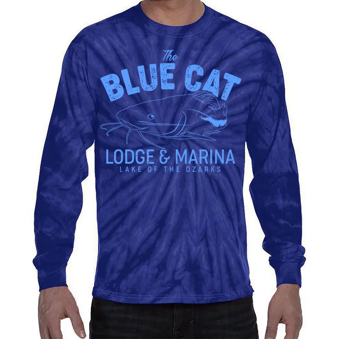 The Blue Cat Lodge & Marina Tie-Dye Long Sleeve Shirt