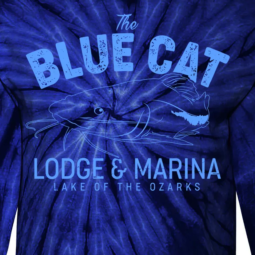 The Blue Cat Lodge & Marina Tie-Dye Long Sleeve Shirt