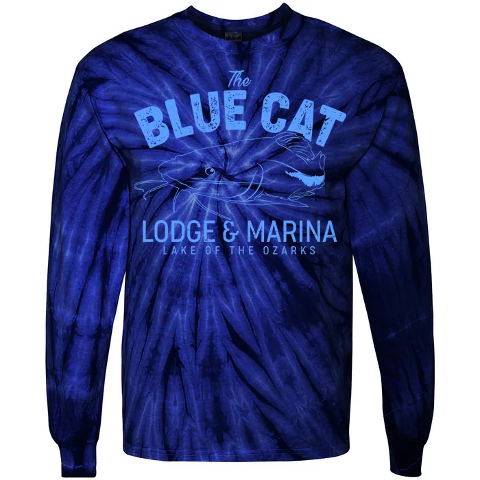 The Blue Cat Lodge & Marina Tie-Dye Long Sleeve Shirt