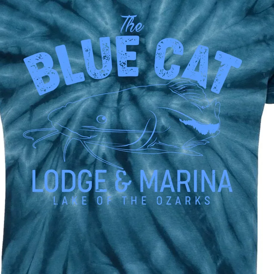 The Blue Cat Lodge & Marina Kids Tie-Dye T-Shirt