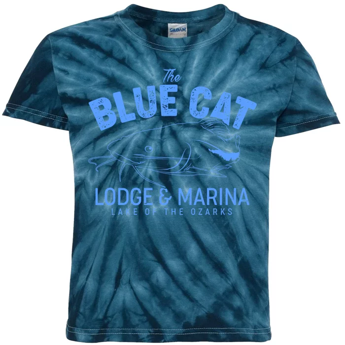 The Blue Cat Lodge & Marina Kids Tie-Dye T-Shirt