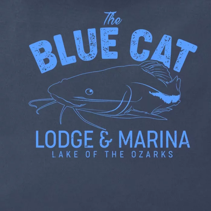 The Blue Cat Lodge & Marina Zip Tote Bag