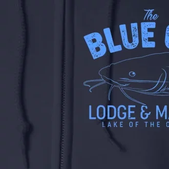 The Blue Cat Lodge & Marina Full Zip Hoodie