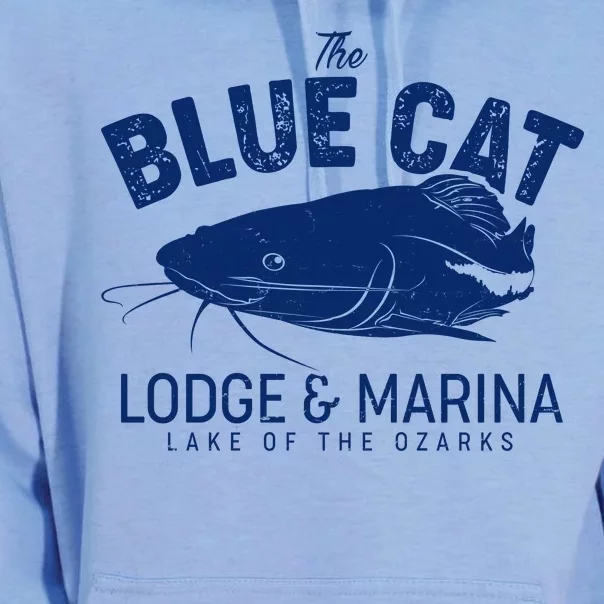 The Blue Cat Lodge & Marina Unisex Surf Hoodie