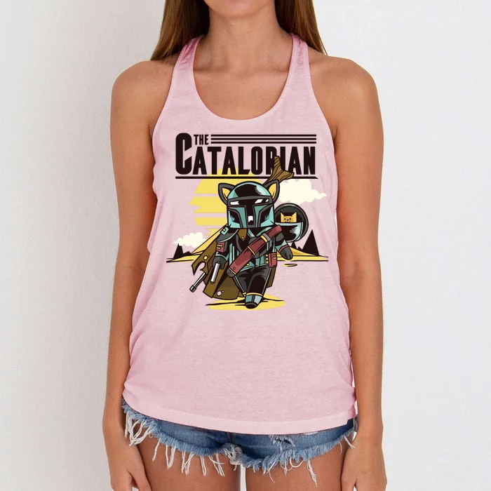 The Catalorian Women's Knotted Racerback Tank