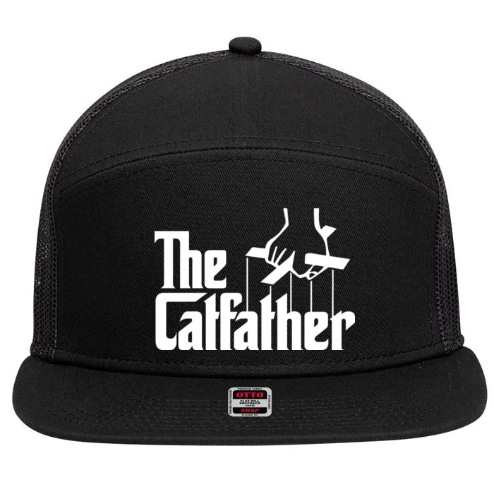 The Catfather 7 Panel Mesh Trucker Snapback Hat