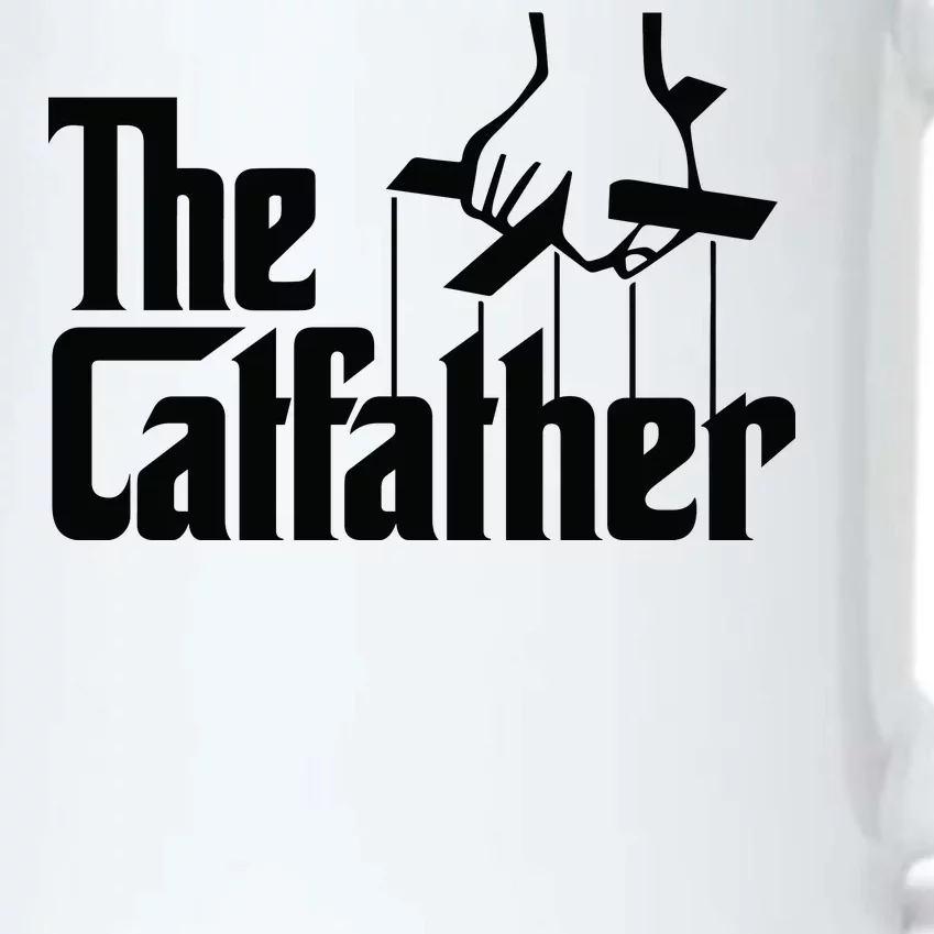 The Catfather Black Color Changing Mug