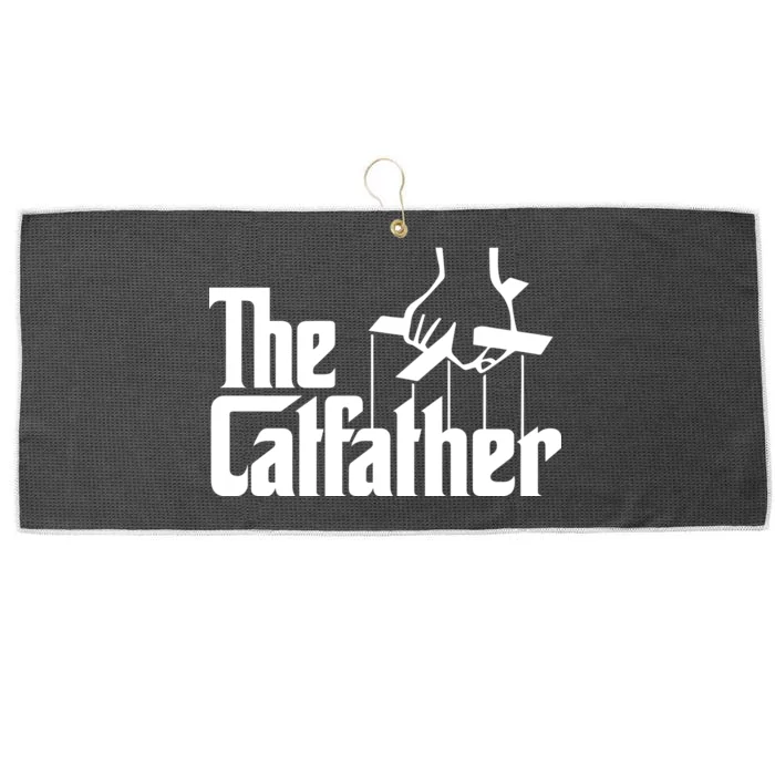 The Catfather Large Microfiber Waffle Golf Towel