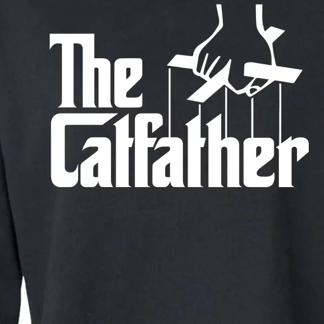 The Catfather Cropped Pullover Crew