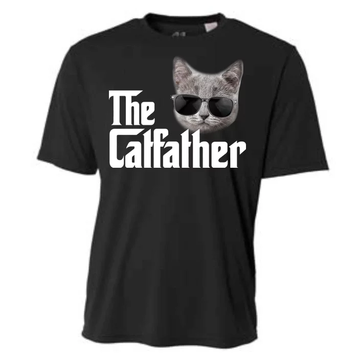 The Catfather Cool Movie Parody For Dads Cooling Performance Crew T-Shirt