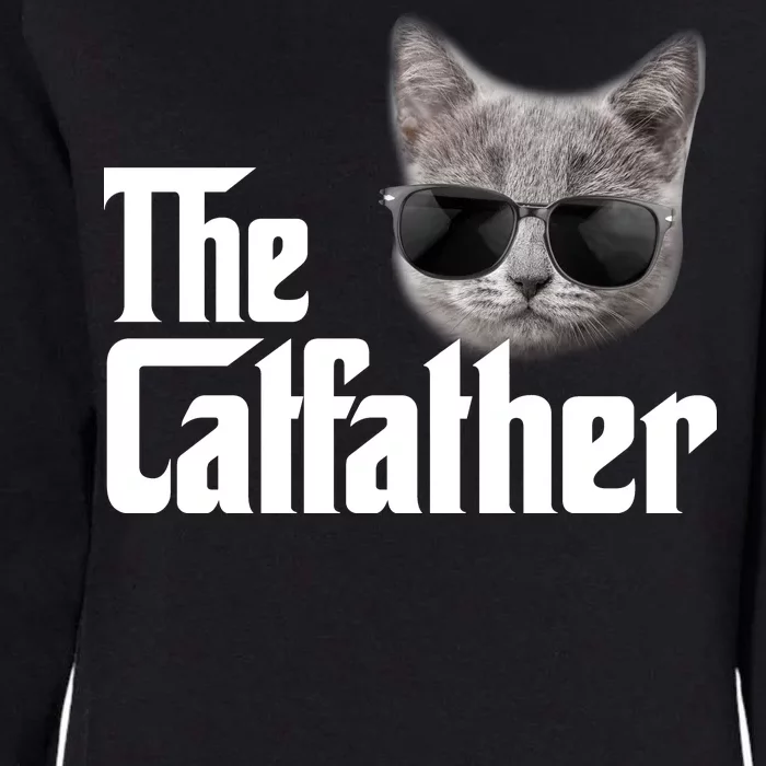 The Catfather Cool Movie Parody For Dads Womens California Wash Sweatshirt