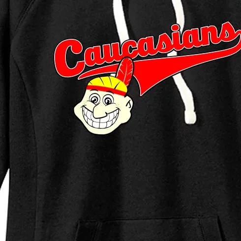 The Caucasians Rude Indians Design Women's Fleece Hoodie