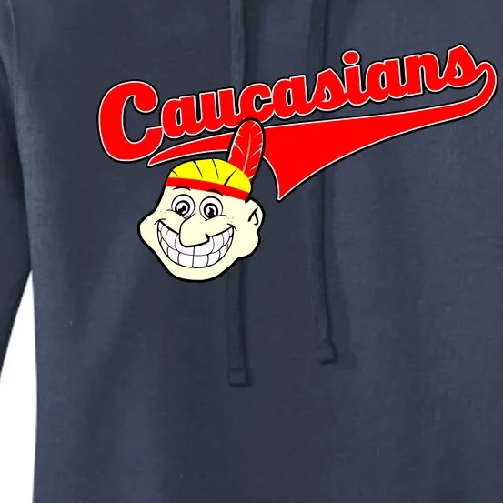 The Caucasians Rude Indians Design Women's Pullover Hoodie