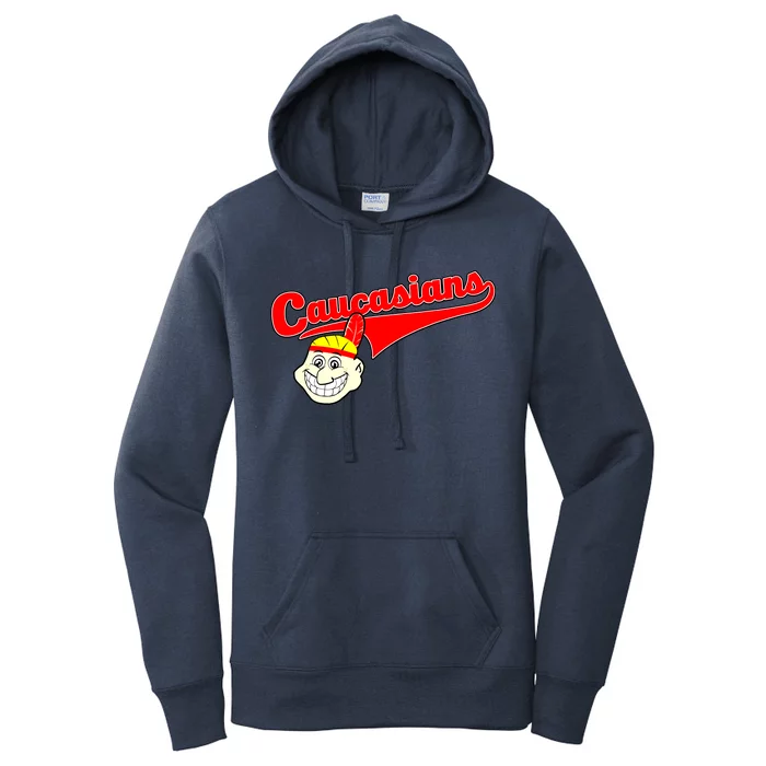 The Caucasians Rude Indians Design Women's Pullover Hoodie