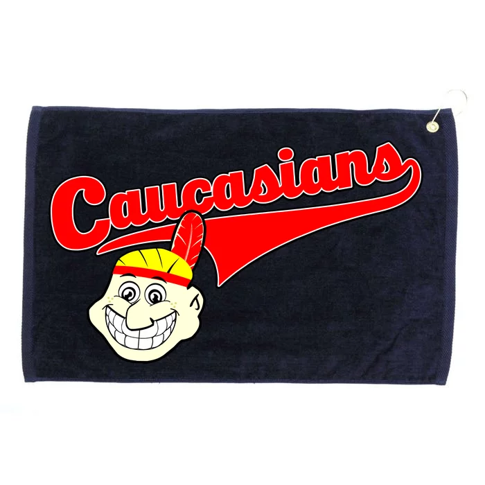 The Caucasians Rude Indians Design Grommeted Golf Towel