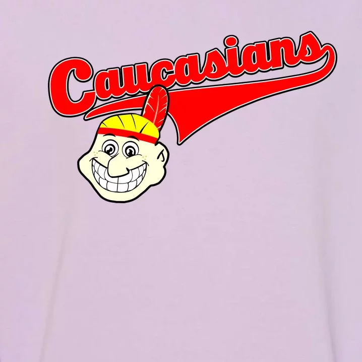 The Caucasians Rude Indians Design Garment-Dyed Sweatshirt