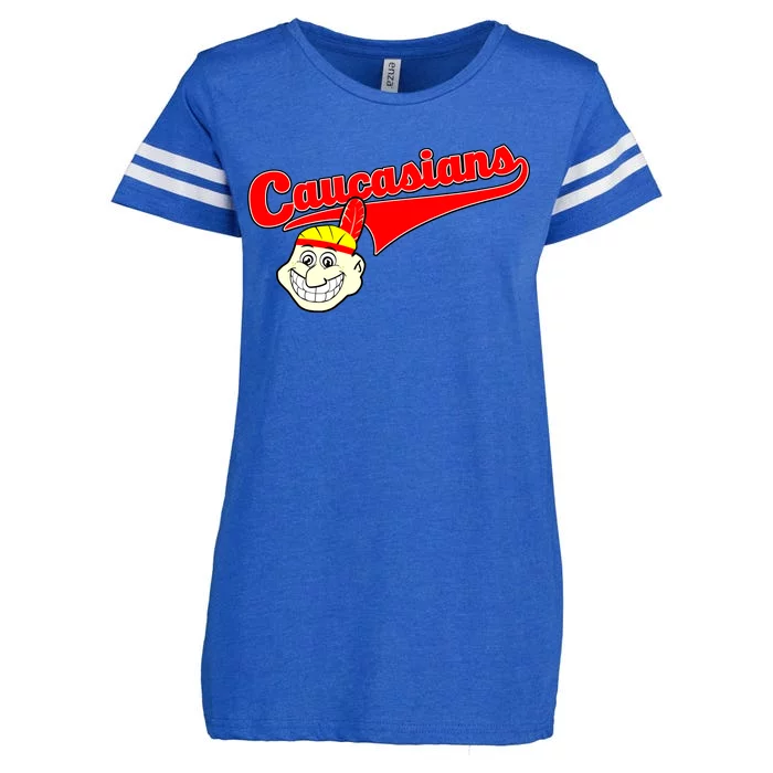 The Caucasians Rude Indians Design Enza Ladies Jersey Football T-Shirt