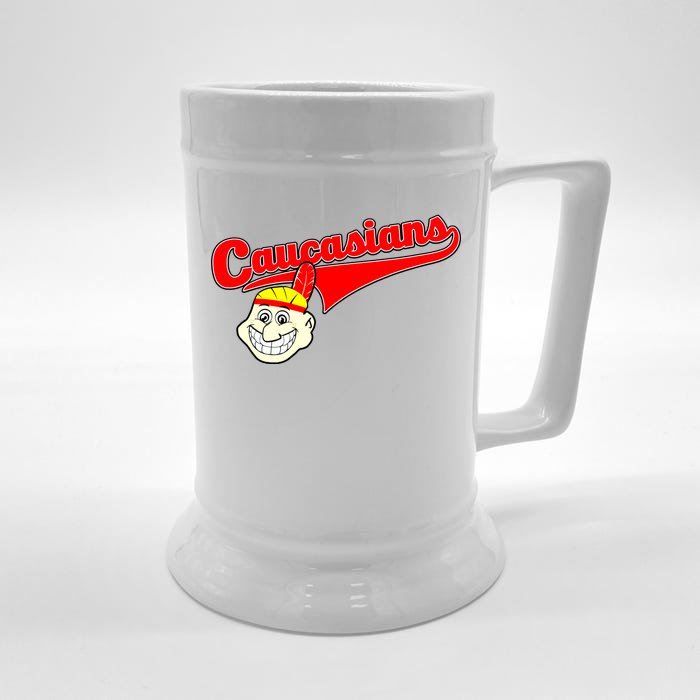 The Caucasians Rude Indians Design Front & Back Beer Stein