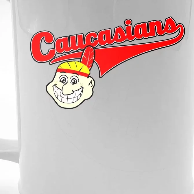 The Caucasians Rude Indians Design Front & Back Beer Stein