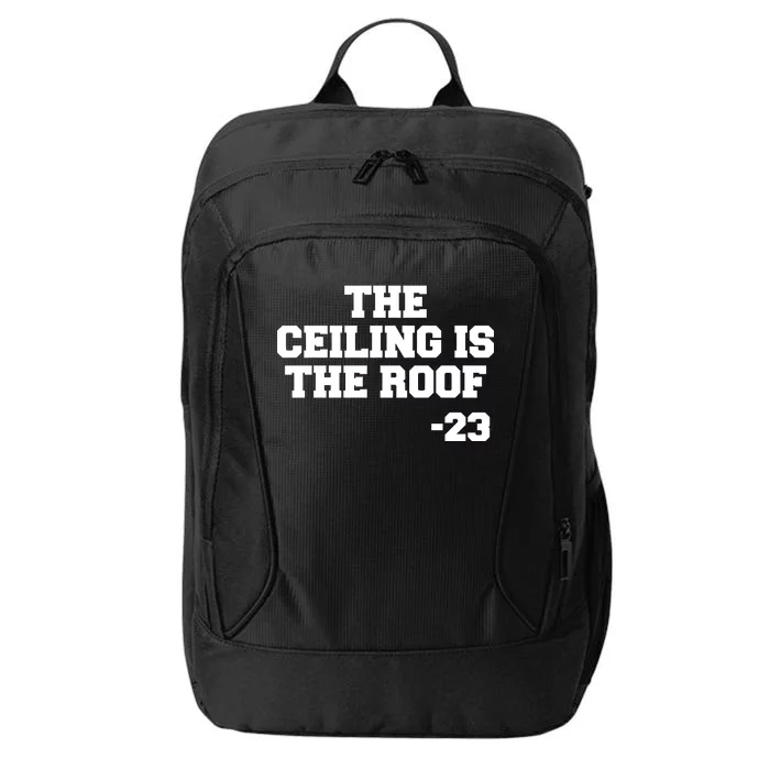 The Ceiling is the Roof 23 MJ College Text City Backpack