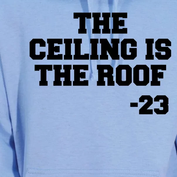 The Ceiling is the Roof 23 MJ College Text Unisex Surf Hoodie