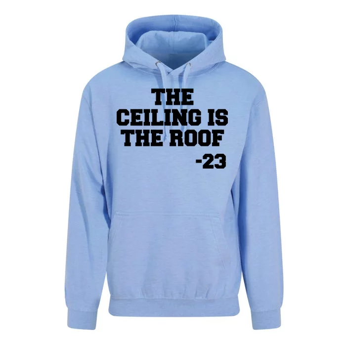 The Ceiling is the Roof 23 MJ College Text Unisex Surf Hoodie