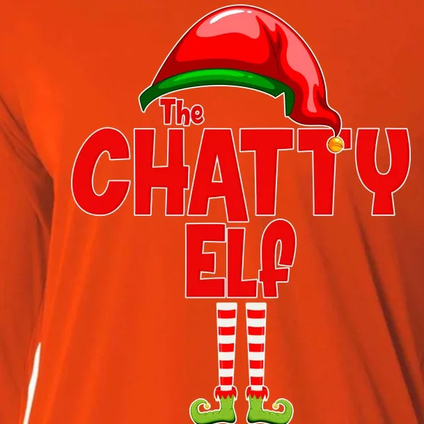 The Chatty Elf Christmas Cooling Performance Long Sleeve Crew