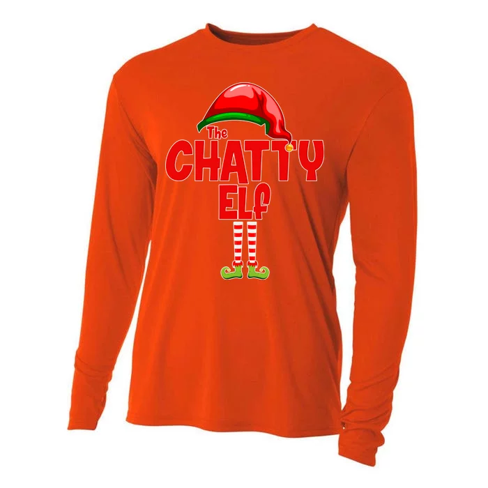 The Chatty Elf Christmas Cooling Performance Long Sleeve Crew