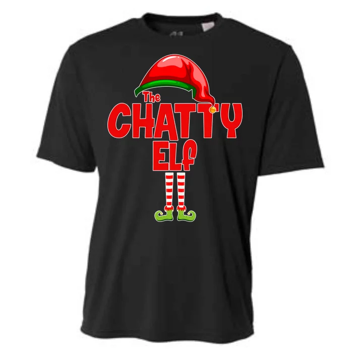 The Chatty Elf Christmas Cooling Performance Crew T-Shirt