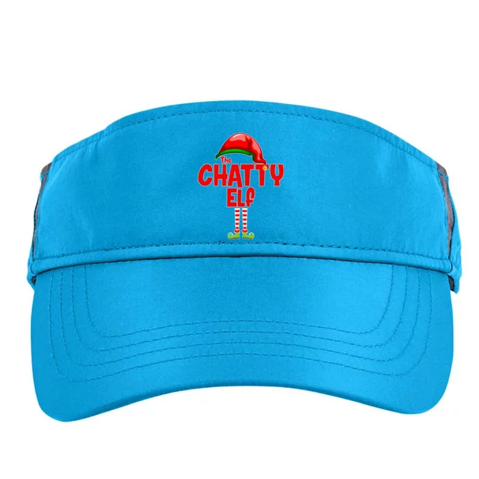 The Chatty Elf Christmas Adult Drive Performance Visor