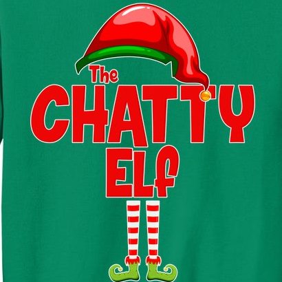 The Chatty Elf Christmas Sweatshirt