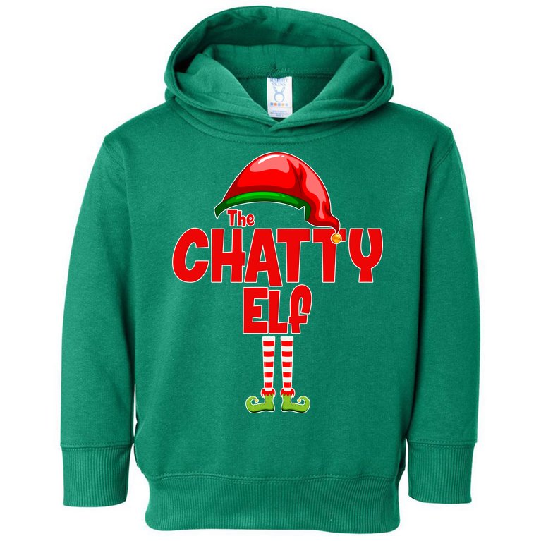 The Chatty Elf Christmas Toddler Hoodie