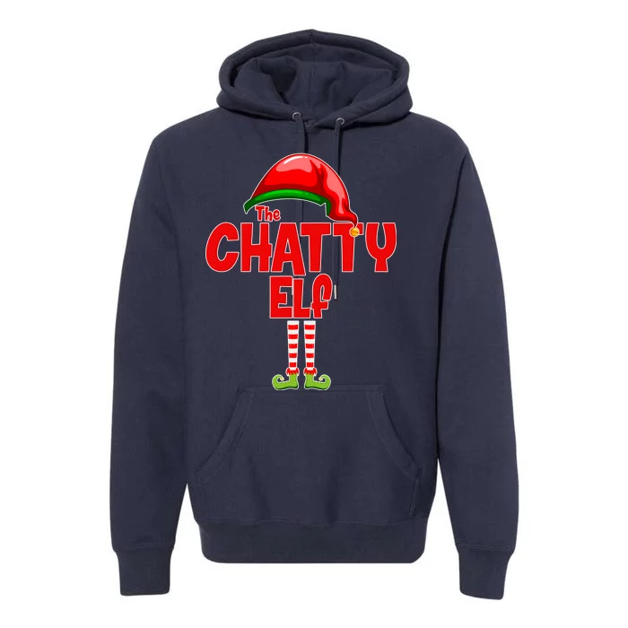 The Chatty Elf Christmas Premium Hoodie