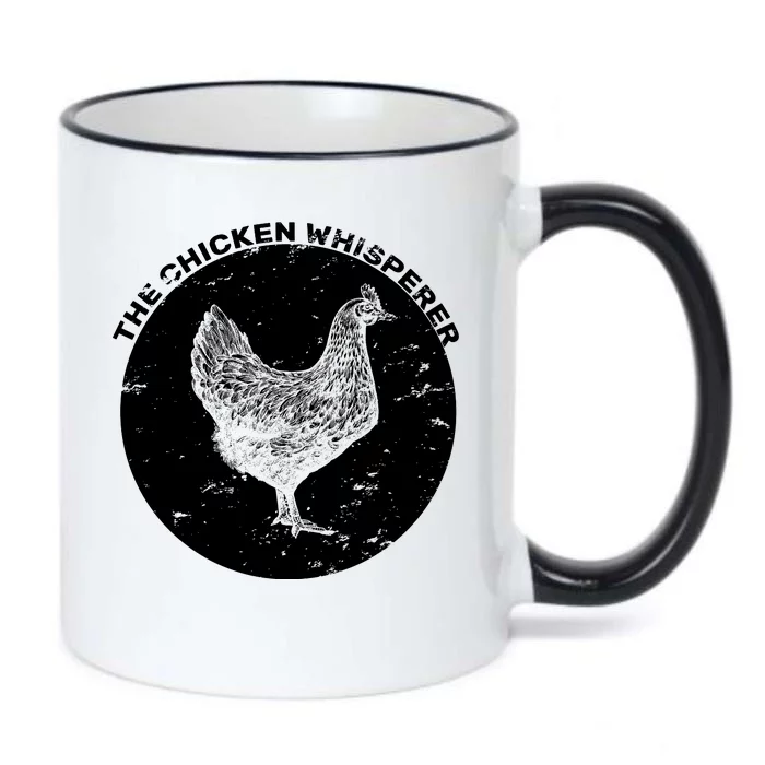 The Chicken Whisperer Black Color Changing Mug